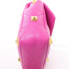 Valentino Garavani Roman Studs Leather 2-way Crossbody Bag in Pink Secondhand