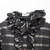 Secondhand Valentino Miss V Ruffled Silk Top - '90s