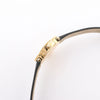 Van Cleef & Arpels Alhambra WTYB02B3 136574 YG & Leather QZ Watch with Shell-Face HH5655 Secondhand