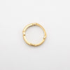 Secondhand Vintage 18K Yellow Gold Ring with Channel-Set Diamonds - '80s