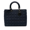 Dior Large Denim Cannage Lady Dior Secondhand