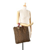 Fendi Leopard Print Canvas Tote Secondhand