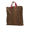 Fendi Leopard Print Canvas Tote Secondhand