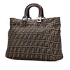 Fendi Large Zucca Canvas Twins Tote Secondhand