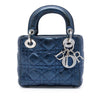 Dior Mini Metallic Calfskin Cannage Lady Dior Secondhand