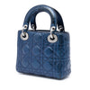 Dior Mini Metallic Calfskin Cannage Lady Dior Secondhand