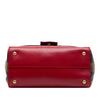 Fendi Leather and Pequin Canvas Selleria Silvana Satchel Secondhand