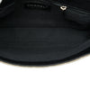 Chanel Choco Bar Canvas Camellia CC No. 5 Flap Handbag Secondhand
