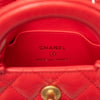 Chanel Mini Nano Shiny Aged Calfskin Kelly Shopper Bag Secondhand