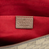 Gucci GG Supreme Textured Dollar Calfskin Retro Interlocking G Flap Messenger Bag Secondhand
