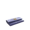 Chanel Quilted Goatskin 19 Flap Long Wallet Secondhand