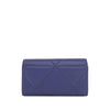 Chanel Quilted Goatskin 19 Flap Long Wallet Secondhand