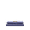 Chanel Quilted Goatskin 19 Flap Long Wallet Secondhand