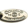 Chanel Gold Plated CC Resin Pearl Drop Pendant Necklace Secondhand