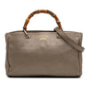 Gucci Medium Calfskin Bamboo Shopper Satchel Secondhand