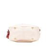 Hermès Toile and Clemence Victoria Messenger Bag Secondhand