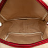 Hermès Toile and Clemence Victoria Messenger Bag Secondhand