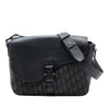 Dior Medium Oblique Canvas and Grained Calfskin Saddle Messenger Bag with Flap Secondhand
