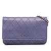 Chanel CC Calfskin Double Stitched Wallet on Chain Secondhand