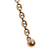 Chloé Gold Plated Chloe Symbols and Shearling Tail Bag Charm Secondhand