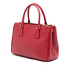 Prada Medium Saffiano Lux Galleria Double Zip Satchel Secondhand