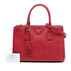 Prada Medium Saffiano Lux Galleria Double Zip Satchel Secondhand