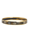 Hermès Narrow Enamel Rope Design Bangle 65 Secondhand