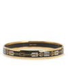 Hermès Narrow Enamel Rope Design Bangle 65 Secondhand