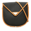 Saint Laurent Leather Trimmed Coated Canvas Crossbody Secondhand
