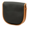 Saint Laurent Leather Trimmed Coated Canvas Crossbody Secondhand