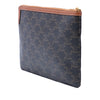 Celine Small Triomphe Coated Canvas Clutch Secondhand
