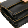 Fendi Small Scalloped Leather Kan I Crossbody Secondhand
