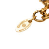 Chanel CC Gold Plated Diamond Shape Pendant Necklace Secondhand