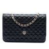 Chanel CC Microquilted Lambskin Wallet On Chain Secondhand