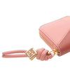 Fendi Mini Leather FF Diamond Zip Around Wallet Secondhand