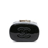 Chanel Quilted Patent Logo Chain Vanity Case Secondhand