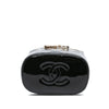 Chanel Quilted Patent Logo Chain Vanity Case Secondhand