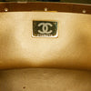 Chanel Quilted Patent Logo Chain Vanity Case Secondhand