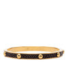 Louis Vuitton Gold Plated and Stingray Gimme A Clue Bangle Secondhand