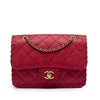 Chanel Small Quilted Iridescent Calfskin Happy Stitch Flap Secondhand