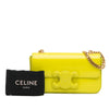 Celine Calfskin Cuir Triomphe Chain Shoulder Bag Secondhand
