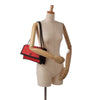 Chanel Medium Quilted Lambskin Grosgrain Two Tone Flap Bag Secondhand