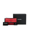 Chanel Medium Quilted Lambskin Grosgrain Two Tone Flap Bag Secondhand