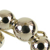 Chanel CC Gold Plated Beaded Barrette Secondhand