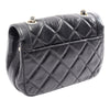 Chanel Mini Quilted Crumpled Glazed Lambskin Flap Secondhand
