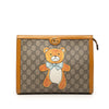 Gucci Kai GG Supreme Teddy Bear Clutch Secondhand