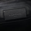 Balenciaga Lambskin Motocross Logo Print Classic Clutch Secondhand