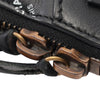 Balenciaga Lambskin Motocross Logo Print Classic Clutch Secondhand