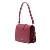 Valentino Leather Rockstud Flap Shoulder Bag Secondhand