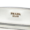 Prada Bicolor Saffiano Cuir Trimmed Canvas Satchel Secondhand